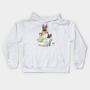 Bubbles and Bushy Tails Kids Hoodie